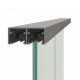UPPER RAIL BRUSH / 7x4 mm / GRAY